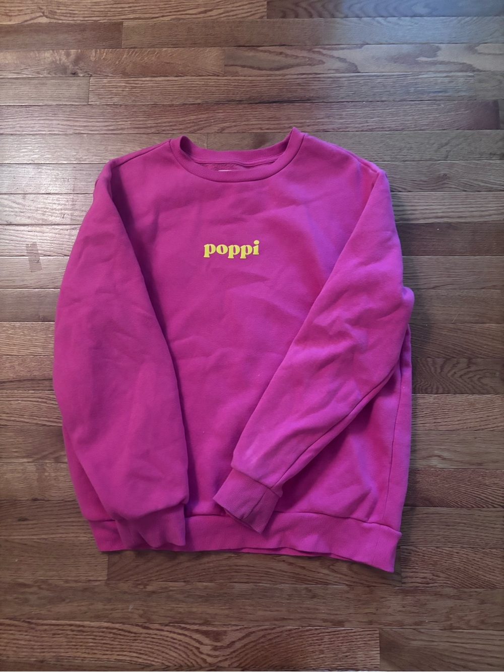 Poppi Fuchsia Crewneck Sweatshirt